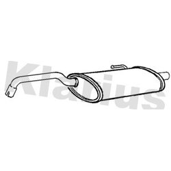 Rear Muffler KLARIUS FT941D OE Ref 51986240