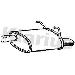 Rear Muffler KLARIUS FT951M OE Ref 51996726