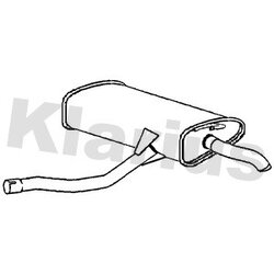 Rear Muffler KLARIUS FT961A OE Ref 51938160