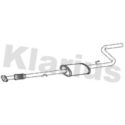 Centre Muffler KLARIUS FT962X OE Ref 863090