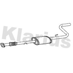 Centre Muffler KLARIUS FT967P OE Ref 852665