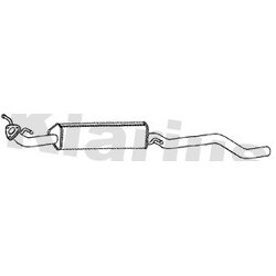 Centre Muffler KLARIUS GM1077H OE Ref 39148242