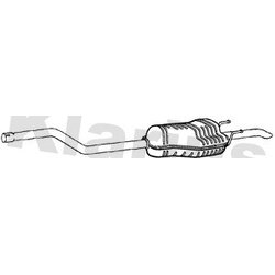Rear Muffler KLARIUS GM1094H OE Ref 39052627