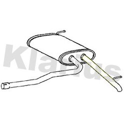 Rear Muffler KLARIUS GM1096E OE Ref 39052629