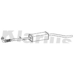 Centre Muffler KLARIUS GM1156Q OE Ref 13431848