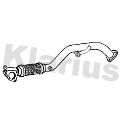 Exhaust Pipe KLARIUS GM1167B OE Ref 39176687