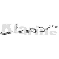 Centre Muffler KLARIUS GM1181E OE Ref 13397619