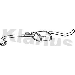 Centre Muffler KLARIUS GM174W OE Ref 90467150