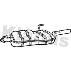 Rear Muffler KLARIUS GM280P OE Ref 852416