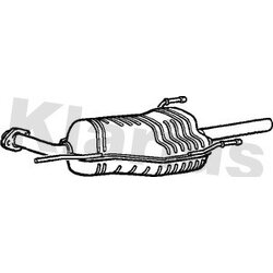 Rear Muffler KLARIUS GM322D OE Ref 5852051