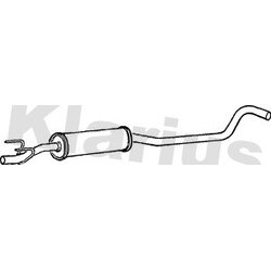 Centre Muffler KLARIUS GM368K OE Ref 5852088
