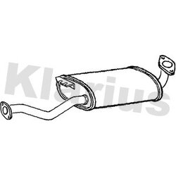 Centre Muffler KLARIUS GM378W OE Ref 97165242