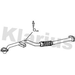 Exhaust Pipe KLARIUS GM393A OE Ref 9202891
