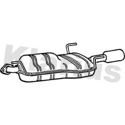 Rear Muffler KLARIUS GM400M OE Ref 5822158