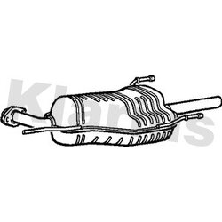 Rear Muffler KLARIUS GM421H OE Ref 5852144