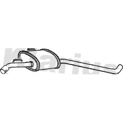 Centre Muffler KLARIUS GM441D OE Ref 9157086