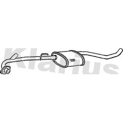 Centre Muffler KLARIUS GM442C OE Ref 9157087