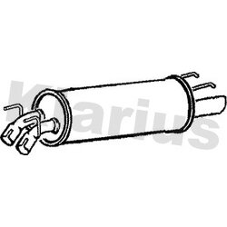 Rear Muffler KLARIUS GM443B OE Ref 9157100