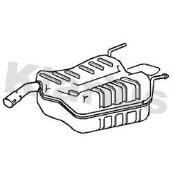 Rear Muffler KLARIUS GM446W OE Ref 24421917