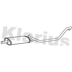 Centre Muffler KLARIUS GM448T OE Ref 5852573