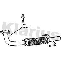 Exhaust Pipe KLARIUS GM450P OE Ref 24447470