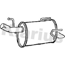 Rear Muffler KLARIUS GM468M OE Ref 93365307