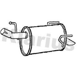 Rear Muffler KLARIUS GM470K OE Ref 13107577