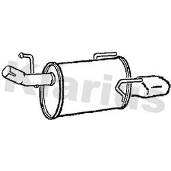 Rear Muffler KLARIUS GM472H OE Ref 93335170