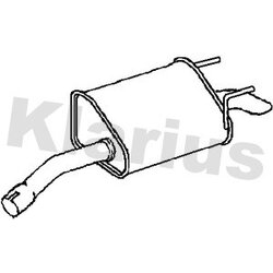 Rear Muffler KLARIUS GM476C OE Ref 24422152