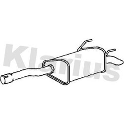 Rear Muffler KLARIUS GM477B OE Ref 24422146
