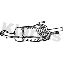 Rear Muffler KLARIUS GM481V OE Ref 5852411
