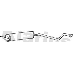 Centre Muffler KLARIUS GM482T OE Ref 24455256