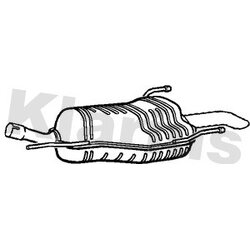 Rear Muffler KLARIUS GM485M OE Ref 13141034