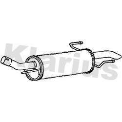 Rear Muffler KLARIUS GM488J OE Ref 13128093