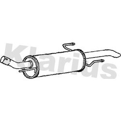 Rear Muffler KLARIUS GM495A OE Ref 13128705