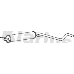 Centre Muffler KLARIUS GM496X OE Ref 13129810