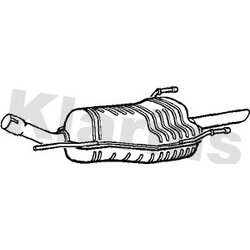 Rear Muffler KLARIUS GM497W OE Ref 13129812