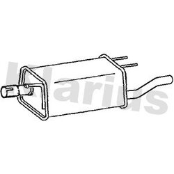 Rear Muffler KLARIUS GM501P OE Ref 5852165