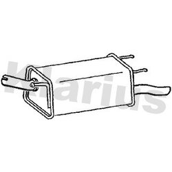 Rear Muffler KLARIUS GM502M OE Ref 5852124