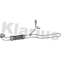 Exhaust Pipe KLARIUS GM508E OE Ref 5854313