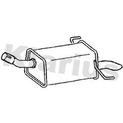 Rear Muffler KLARIUS GM515V OE Ref 13164105