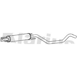 Centre Muffler KLARIUS GM543D OE Ref 13124159