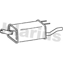 Rear Muffler KLARIUS GM583V OE Ref 5852553