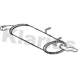 Rear Muffler KLARIUS GM584T OE Ref 13262062