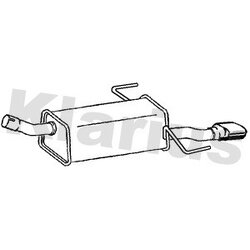 Rear Muffler KLARIUS GM594D OE Ref 13235384