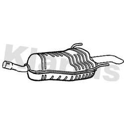 Rear Muffler KLARIUS GM598X OE Ref 13136983