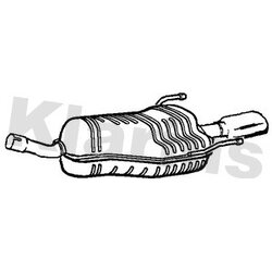 Rear Muffler KLARIUS GM599W OE Ref 13145223