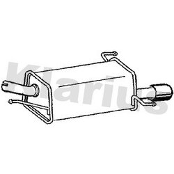 Rear Muffler KLARIUS GM632X OE Ref 13122316