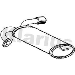 Rear Muffler KLARIUS GM658J OE Ref 96469516