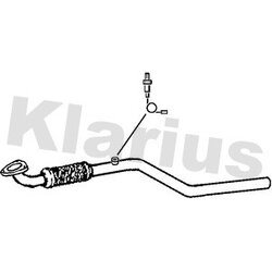 Exhaust Pipe KLARIUS GM662D OE Ref 93365216